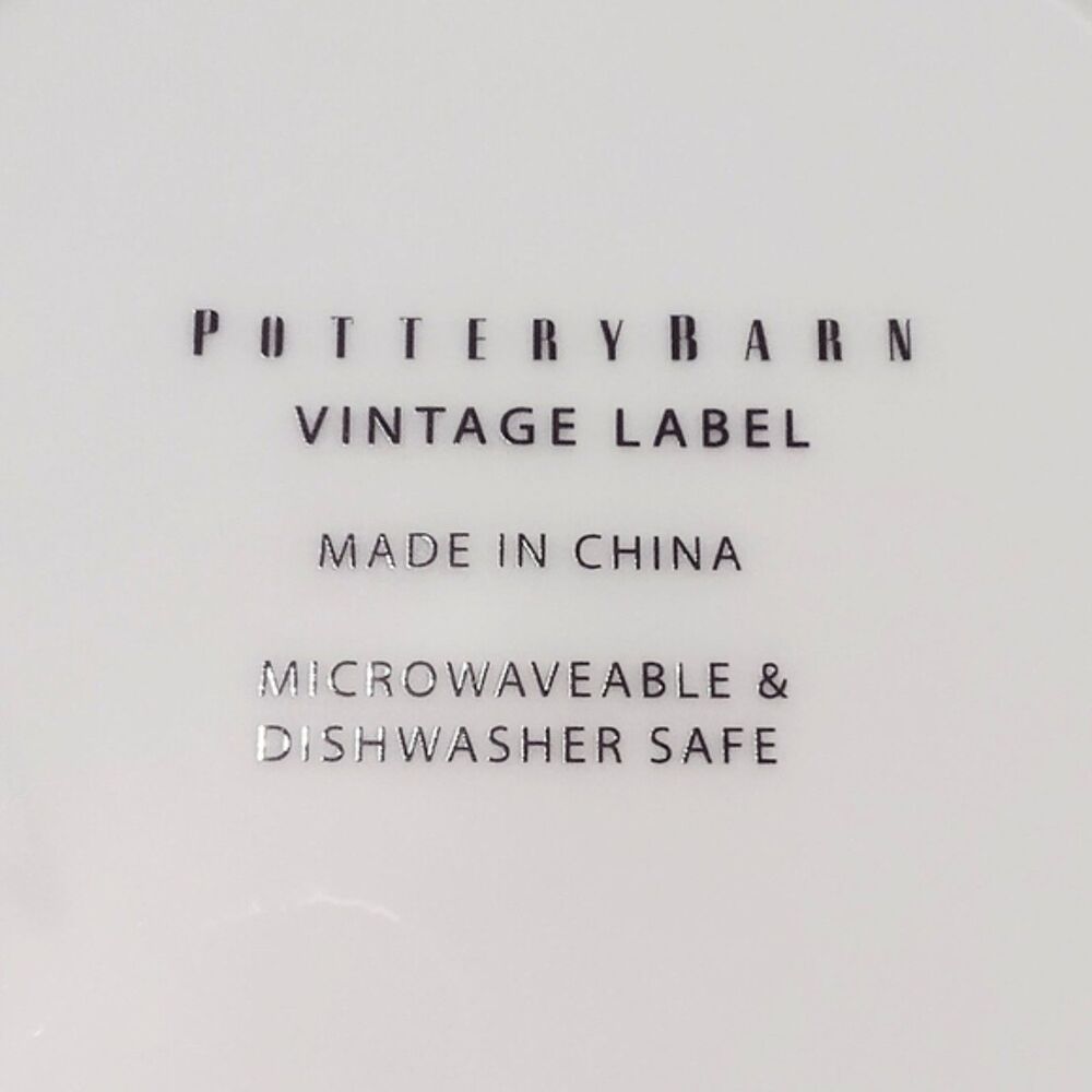 Pottery Barn Vintage Label Cheese Plates – Set of Four with Original Box - Picture 7 of 8